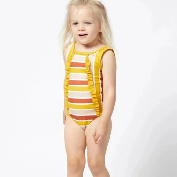 Girl's Seaesta Surf Deep Sea Tangle Swimsuit, size 5/6 - Picture 6 of 11